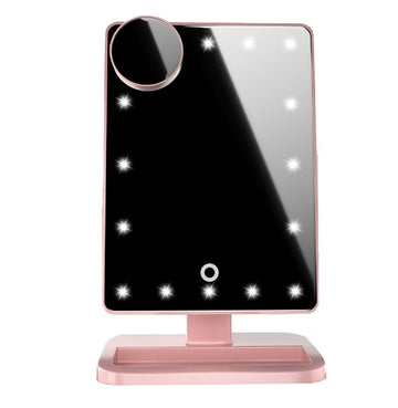20 LED Light Touch Screen Makeup Mirror