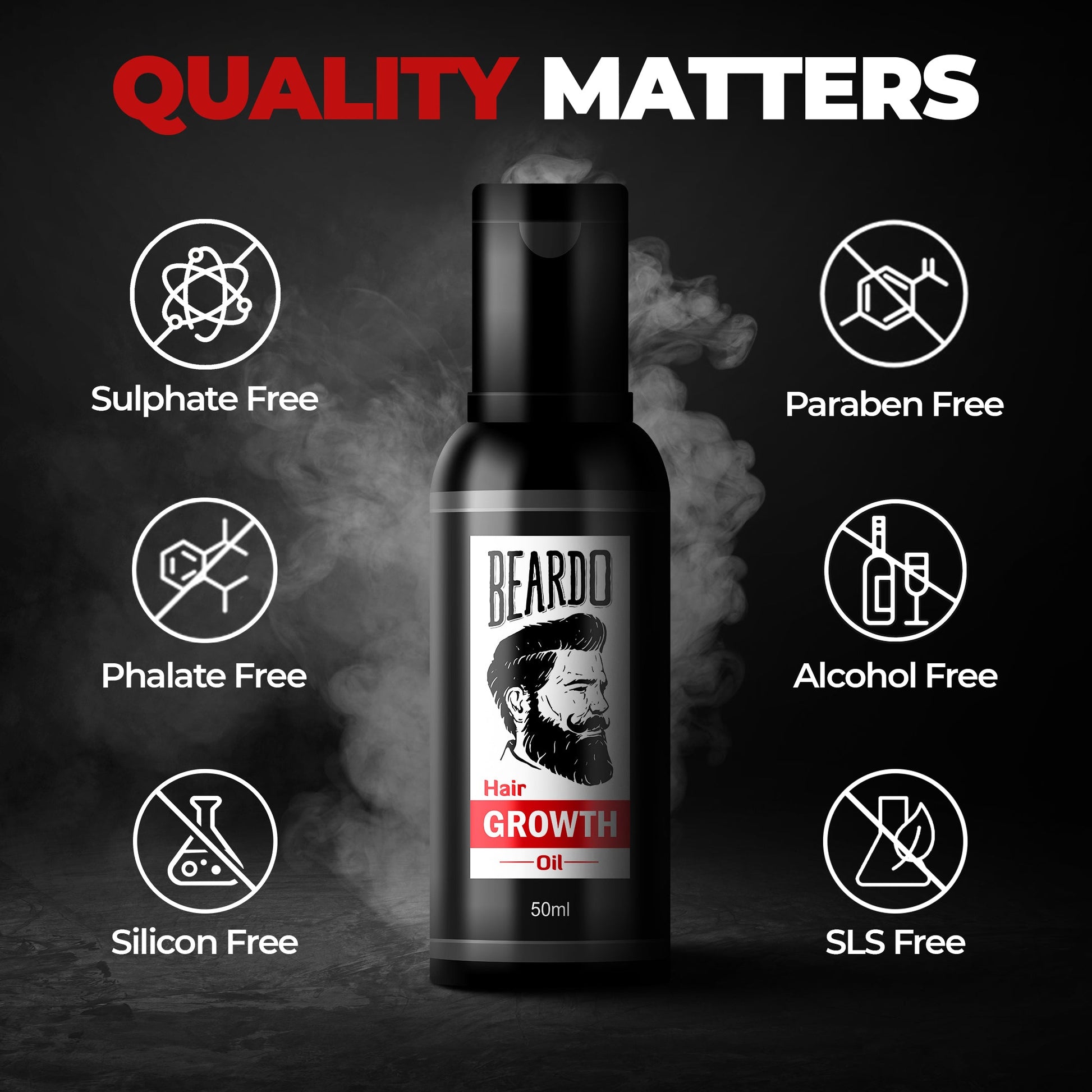 ala free oil, silicon free, paraben free oil. alcohol free