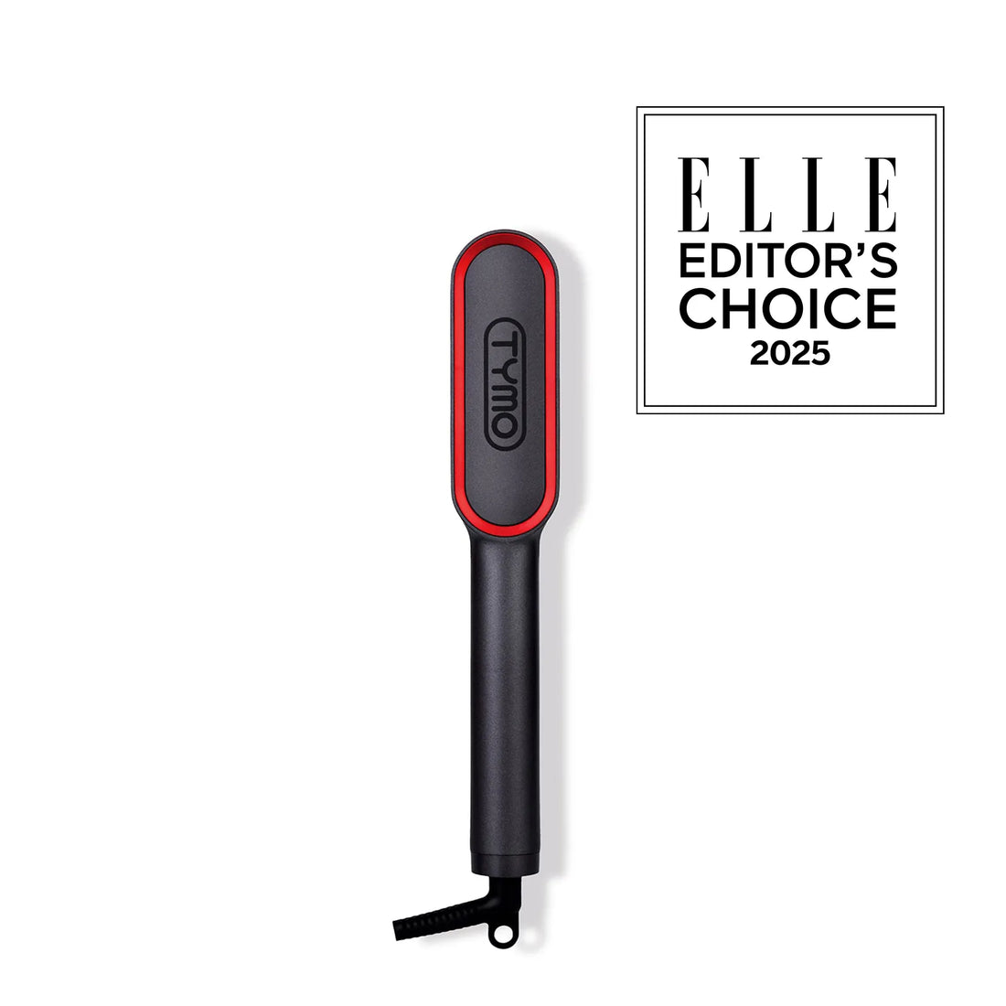 TYMO RING PLUS straightener heat brush for sleek, frizz-free, shiny results on all hair types.