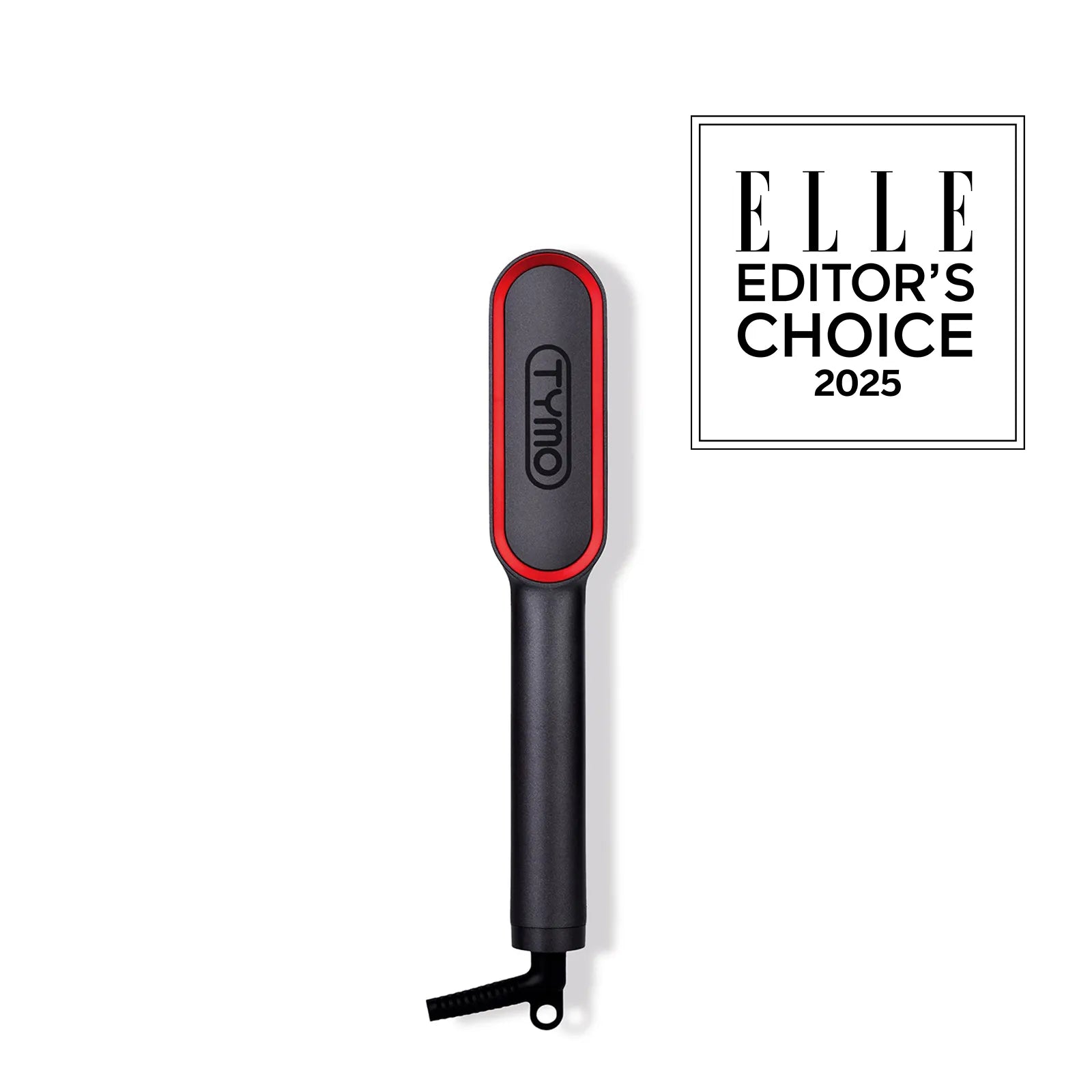 TYMO RING PLUS straightener heat brush for sleek, frizz-free, shiny results on all hair types.